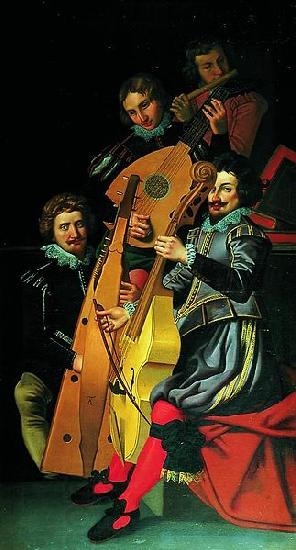 Reinhold Timm Christian IV s musicians oil painting picture